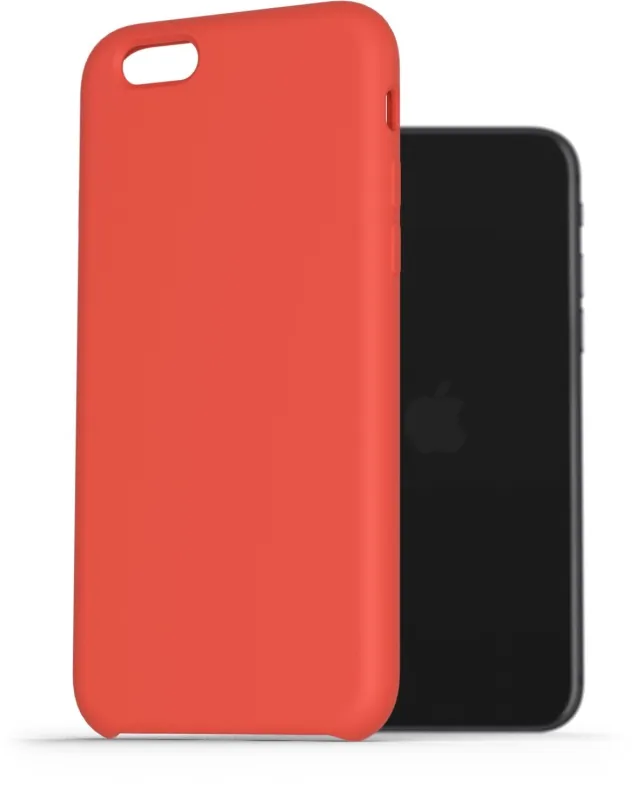 Kryt na mobil AlzaGuard Premium Liquid Silicone Case pre iPhone 7/8/SE 2020/SE 2022 červené