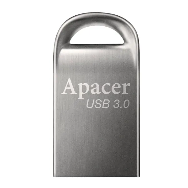 Apacer USB flash disk, USB 3.0, 16GB, AH156, strieborný, AP16GAH156A-1, USB A, s pútkom