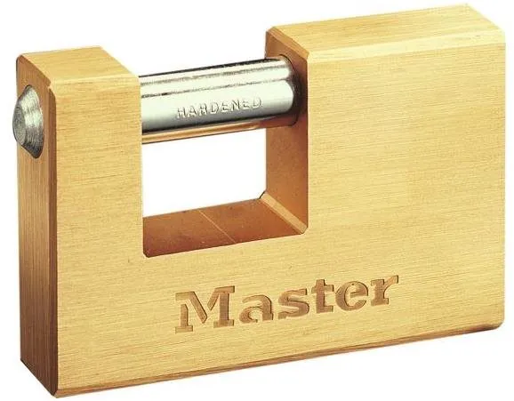 Visiaci zámok Master Lock Obdĺžnikový visiaci zámok Master Lock 608EURD pre všeobecnú ochranu 85mm