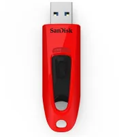 Flash disk SanDisk Ultra 32 GB červený, 32 GB - USB 3.2 Gen 1 (USB 3.0), konektor USB-A, r