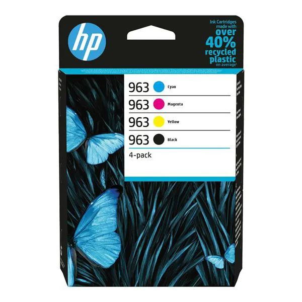 HP originálny ink 6ZC70AE#301, HP 963, CMYK, blister, HP 4-pack Officejet Pro 9010, 9012, 9014, 9015, 9016, 9019
