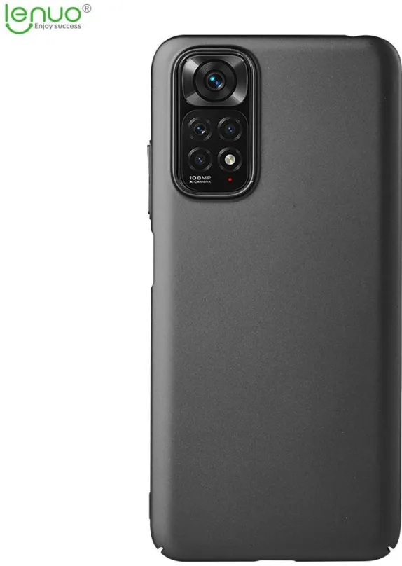 Kryt na mobil Lenuo Leshield obal pre Xiaomi Redmi Note 11/11S, čierna