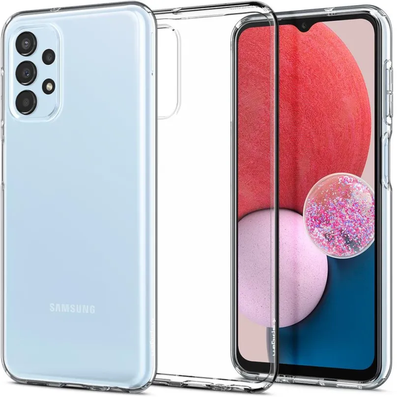 Kryt na mobil Spigen Liquid Crystal Clear Samsung Galaxy A13, pre Samsung Galaxy A13, mate