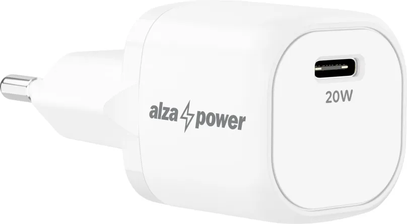 Nabíjačka do siete AlzaPower A120 Fast Charge 20W biela