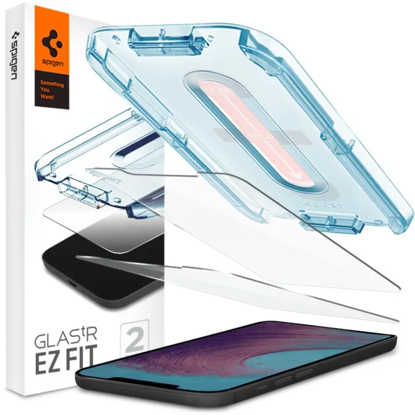 Ochranné sklo Spigen Glas tR EZ Fit 2P iPhone 12 Pro Max, pre Apple iPhone 12 Pro Max, zao