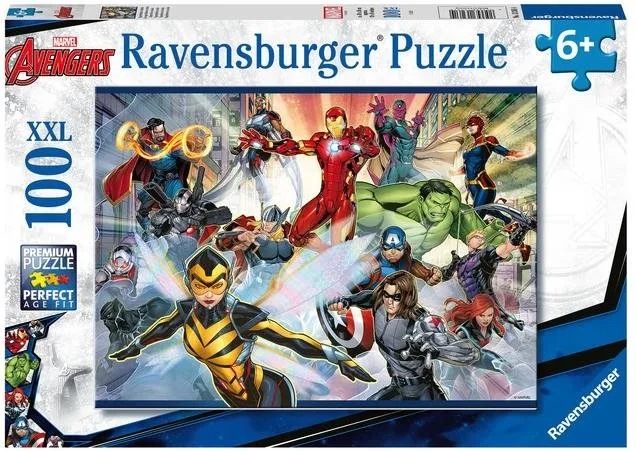 Puzzle Ravensburger puzzle 132614 Marvel: Avengers 100 dielikov