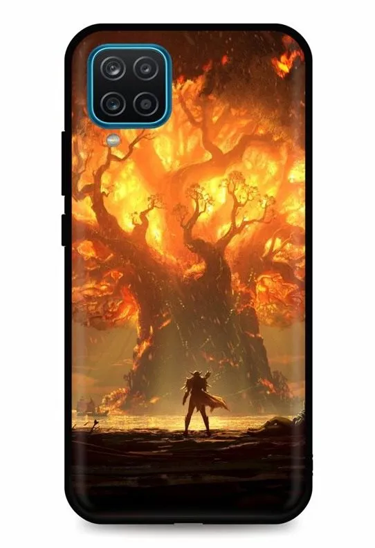 Kryt na mobil TopQ Samsung A12 silikón Warcraft 56740