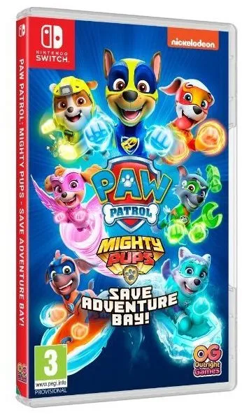 Hra na konzole Tlapková patrola: Mighty Pups Save Adventure Bay - Nintendo Switch