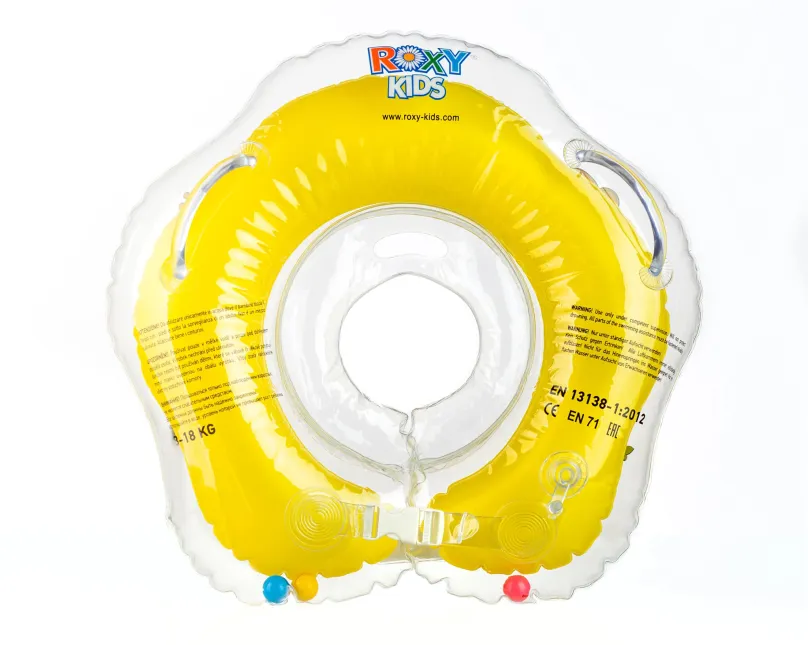 Kruh Plávací nákrčník Flipper žltý