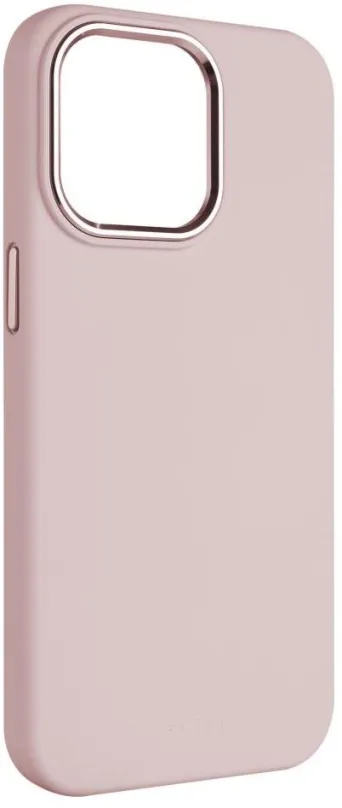 Kryt na mobil FIXED MagFlow s podporou MagSafe pre Apple iPhone 15 Pre ružový