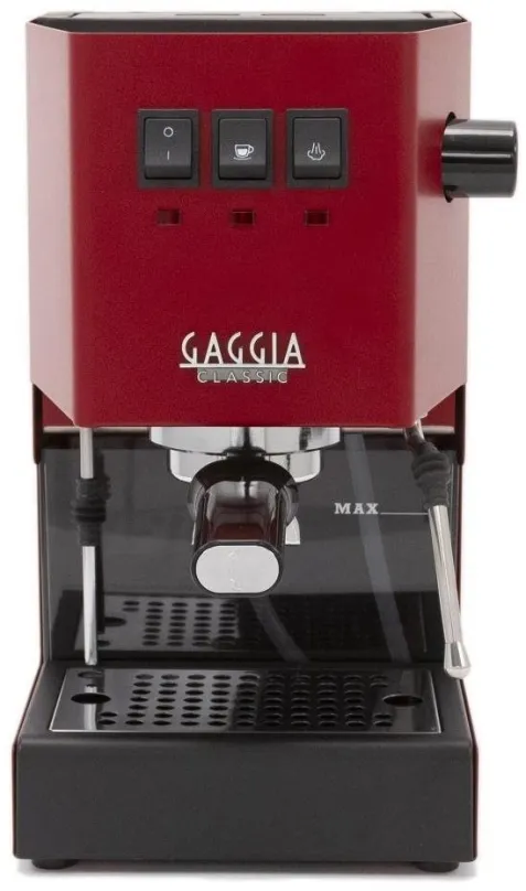 Pákový kávovar Gaggia New Classic Plus Evo červený