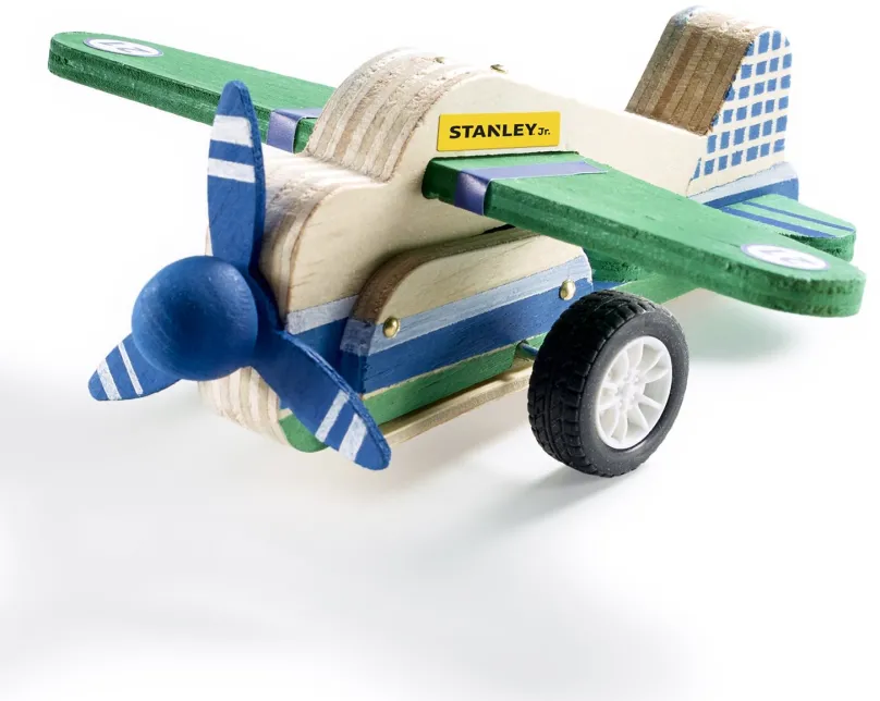Stavebnica Stanley Jr. JK029-SY Stavebnice, lietadlo, drevo