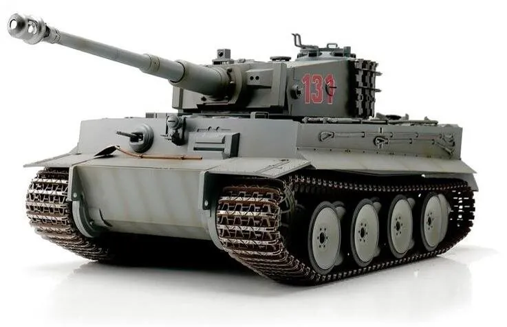 RC tank Torro Tiger I. WSN 2,4 GHz sivý 1:16