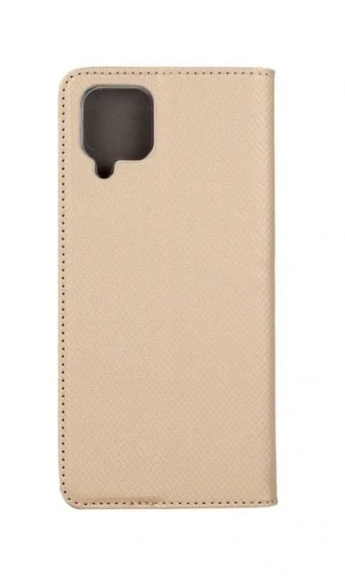 Puzdro na mobil TopQ Samsung A12 Smart Magnet knižkové zlaté 56168