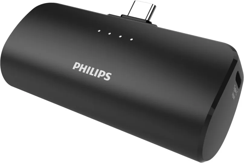 Powerbanka Philips DLP2510C/00, 2500 mAh - celkový výkon 10,5 W, 1 výstup:, USB-C, max.
