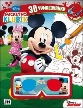 Omaľovánky Mickeyho klbík 3D omaľovánky