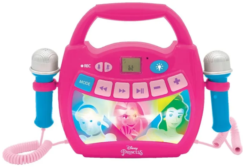 Hudobná hračka Lexibook Reproduktor karaoke Disney Princess s mikrofónmi a osvetlením