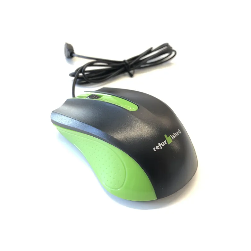 Myš Refurbished M001B USB, čierno-zelená