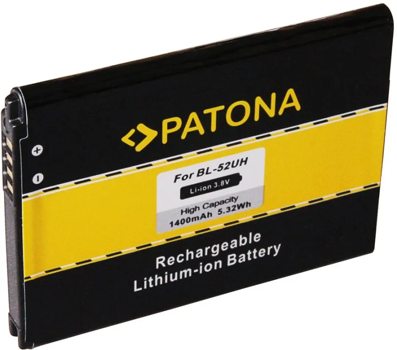Batérie pre mobilný telefón Paton pre LG D280 1400mAh 3.8V Li-Ion BL-52UH