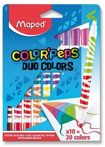 Fixky Maped Color Peps Duo, 20 farieb