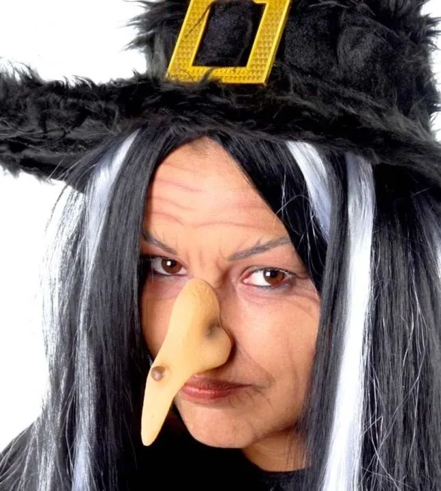 Doplnok ku kostýmu Nos čarodejnice - latex - halloween