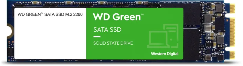 SSD disk WD Green SSD 120GB M.2, M.2 (SATA), TLC (Triple-Level Cell), rýchlosť čítania 545