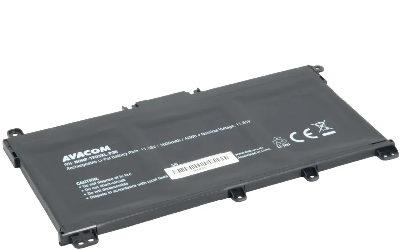 Batéria do notebooku AVACOM TF03XL HP Pavilion 14-bk 15-cc Series Li-Pol 11.55V 3600mAh 42Wh