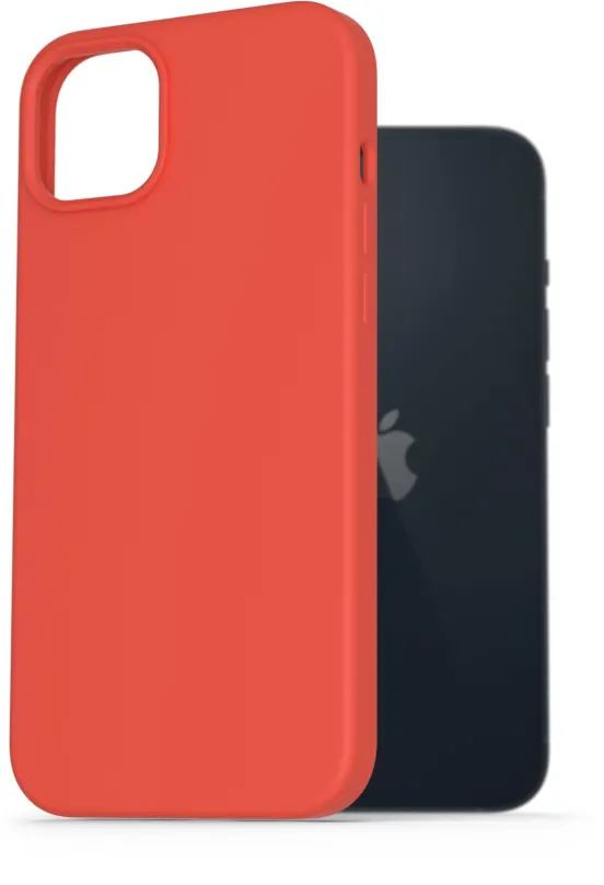 Kryt na mobil AlzaGuard Premium Liquid Silicone Case pre iPhone 14 Plus červené