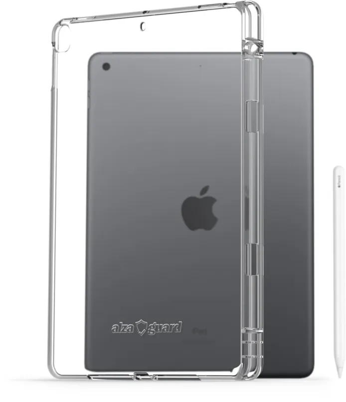 Puzdro na tablet AlzaGuard Crystal Clear TPU Case pre iPad 10.2 2019/2020/2021 a Apple Pencil