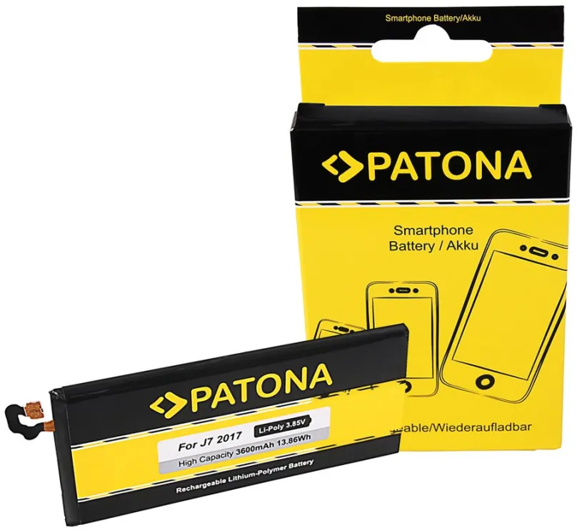 Batérie pre mobilný telefón Paton pre Samsung Galaxy J7 / 2017 / 3600mAh 3,85V Li-Pol