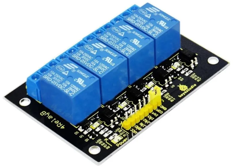 Stavebnica Keyestudio Arduino modul 4-kanal. relé 5 V