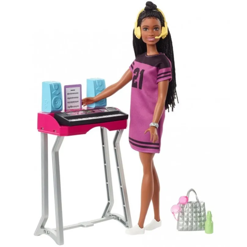 Barbie Bábika "Brooklyn" Roberts a hudobné štúdio, Big City, Big dreams, Mattel GYG40