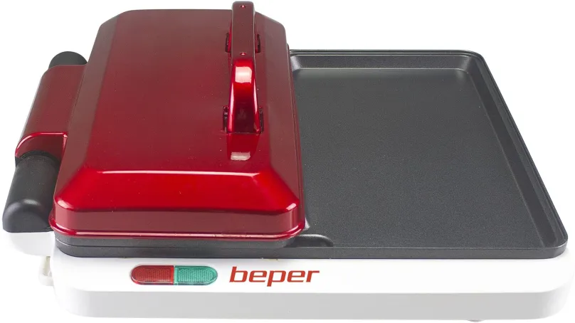 Elektrický gril Beper P101CUD500 4v1, stolný a prenosný, príkon 1000 W, materiál grilu pla