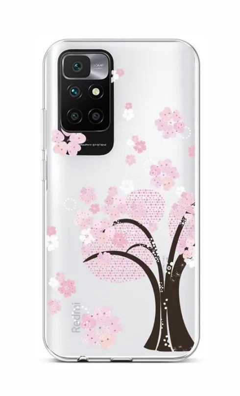 Kryt na mobil TopQ Xiaomi Redmi 10 silikón Cherry Tree 66532