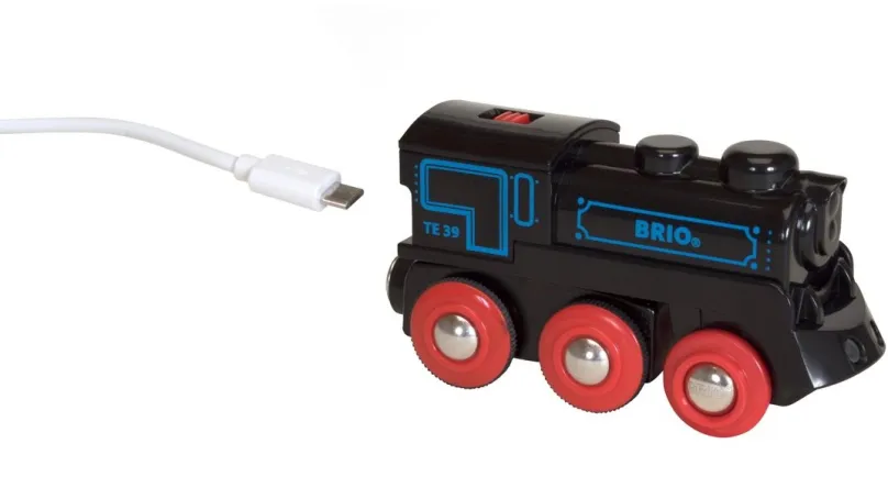 Vláčik Brio El. lokomotíva nabíjacia cez mini USB kábel