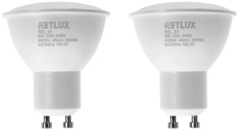 LED žiarovka RETLUX REL 26 LED GU10 2x5W