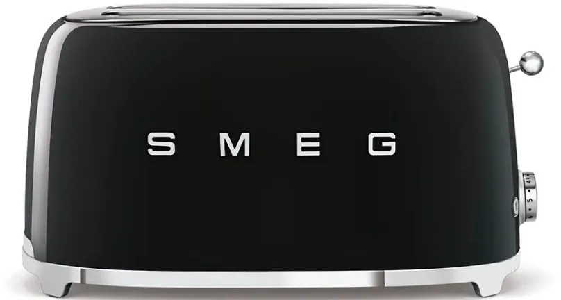Hriankovač SMEG 50's Retro Style 4x2 čierny 950W