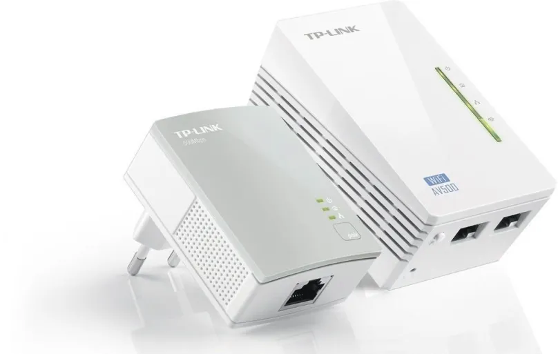 Powerline TP-Link TL-WPA4220 Starter Kit, prenosová rýchlosť 600 Mb/s, rýchlosť WiFi 300 M