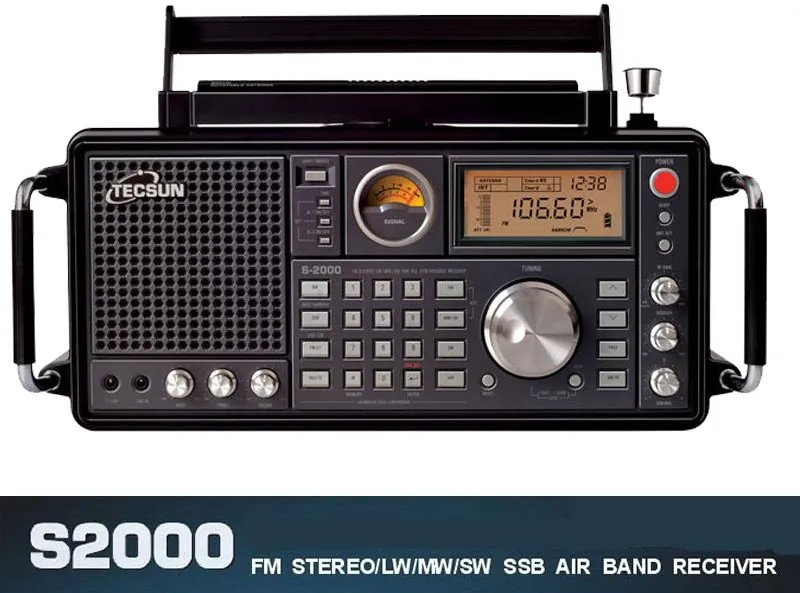 Rádiostanica Tecsun S-2000 prehľadový prijímač