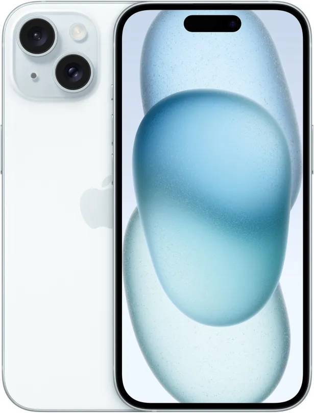 Mobilný telefón APPLE iPhone 15 256GB modrá