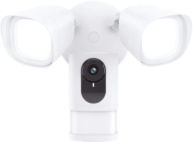 IP kamera Eufy Floodlight Camera White, vonkajšia, detekcia pohybu, LED reflektor a bezpeč