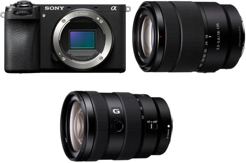Set Sony Alpha A6700 + E 18-135mm f/3.5-5.6 + E 16-55mm f/2.8G