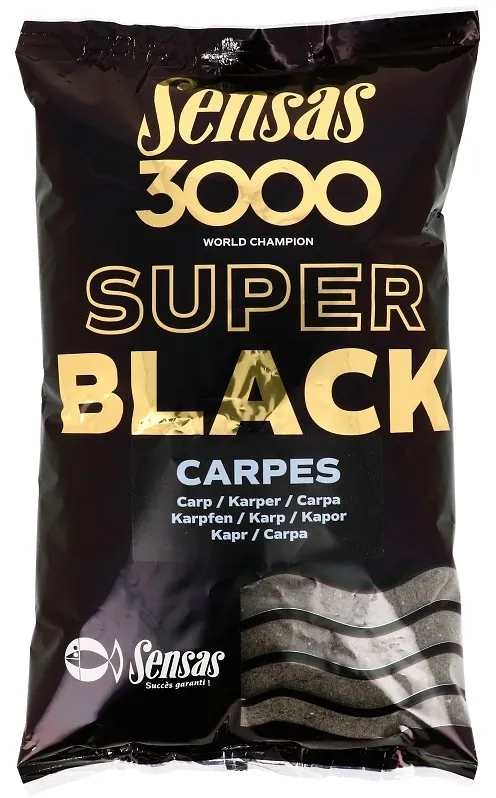 Sensas Vnadiaca zmes 3000 Super Black Carpes (Káper-čierna) 1kg