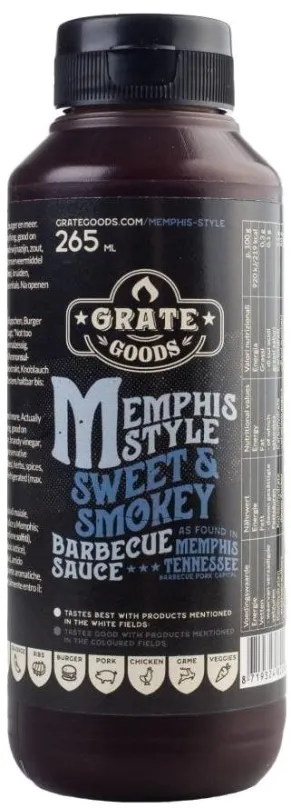 BBQ omáčka Memphis Sweet&Smokey 265ml GrateGoods