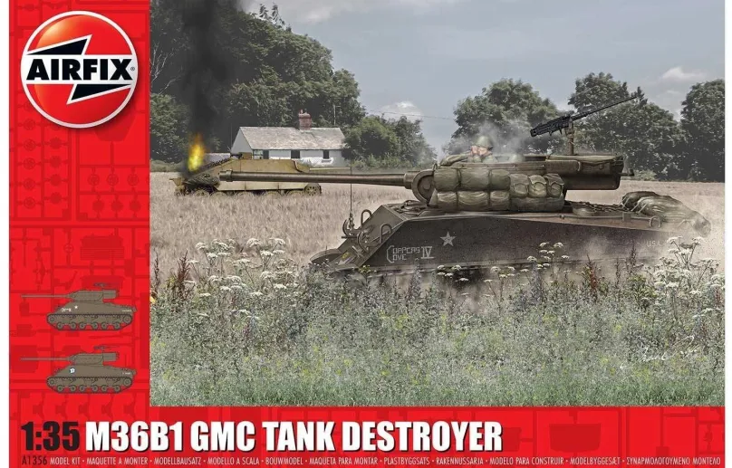 Model tanku Classic Kit tank A1356 - M36B1 GMC (US Army)