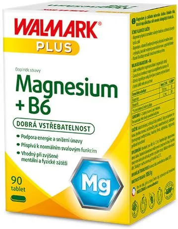 Horčík Walmark Magnesium + B6 90 tabliet