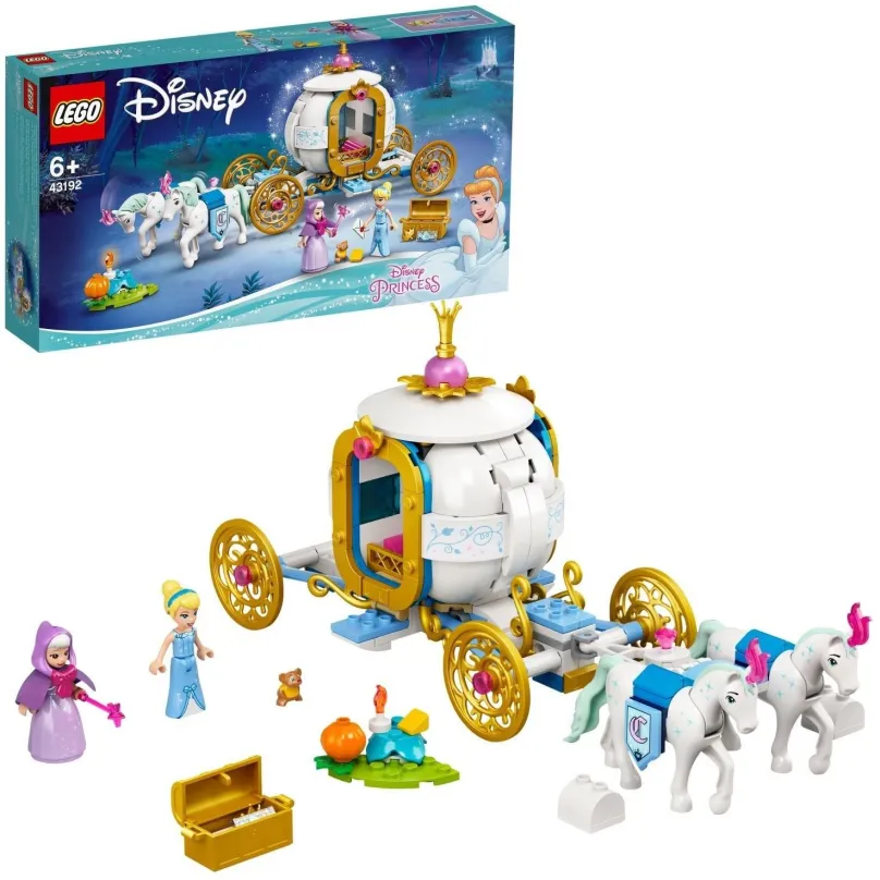 LEGO stavebnica LEGO® I Disney Princess™ 43192 Popoluška a kráľovský kočiar