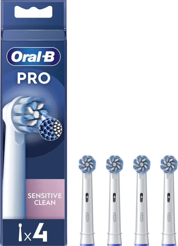 Náhradná hlavica k zubnej kefke Oral-B Pro Sensitive Clean Kefkové Hlavy, 4 ks
