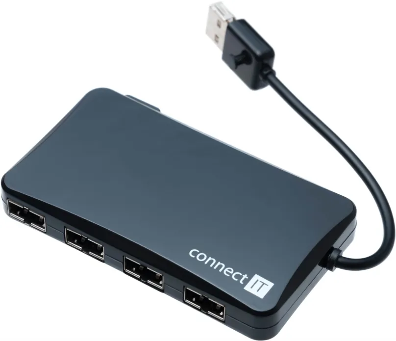 USB Hub CONNECT IT Reverse, , pripojenie pomocou USB-A USB 2,0, ďalšie konektory: 4 ks USB