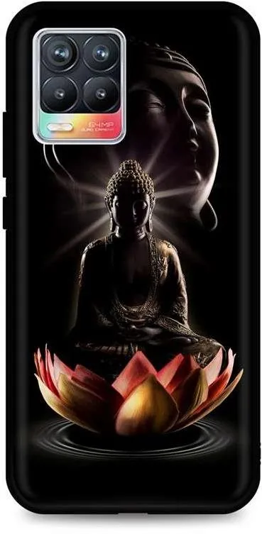 Kryt na mobil TopQ Realme 8 silikón Meditation 61356